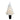 50” White Artificial Christmas Tree with 100 Clear LED Lights in Black Metal Planter