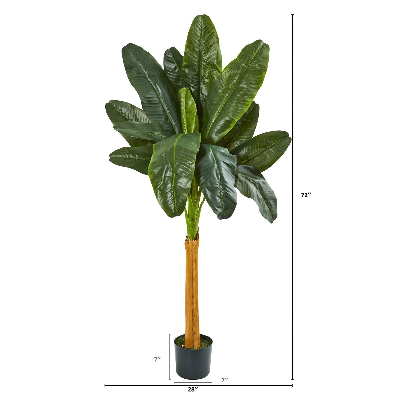 6’ Banana Artificial Tree