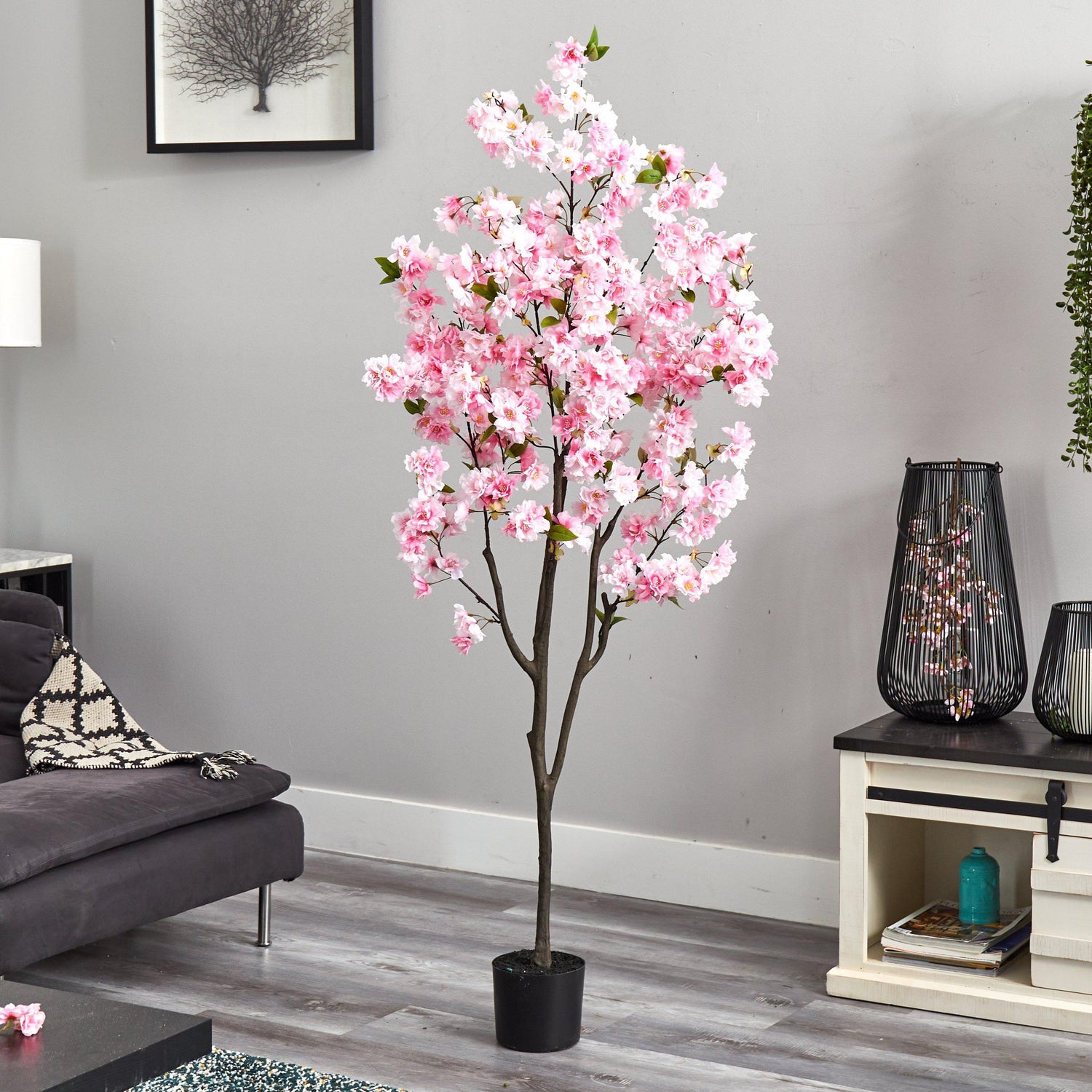 6’ Cherry Blossom Artificial Tree