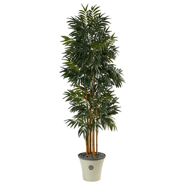 6’ Phoenix Artificial Palm tree in Decorative Planter