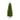 6’ Slim Green Mountain Pine Artificial Christmas Tree with 250 Clear LED Lights