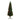 6' Slim Pre-Lit Fiber Optic Artificial Christmas Tree with 282 Colorful LED Lights