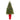 62” Snow Tipped Portland Spruce Artificial Christmas Tree with Frosted Berries and Pinecones with 100 Clear LED Lights in Red Tower Planter