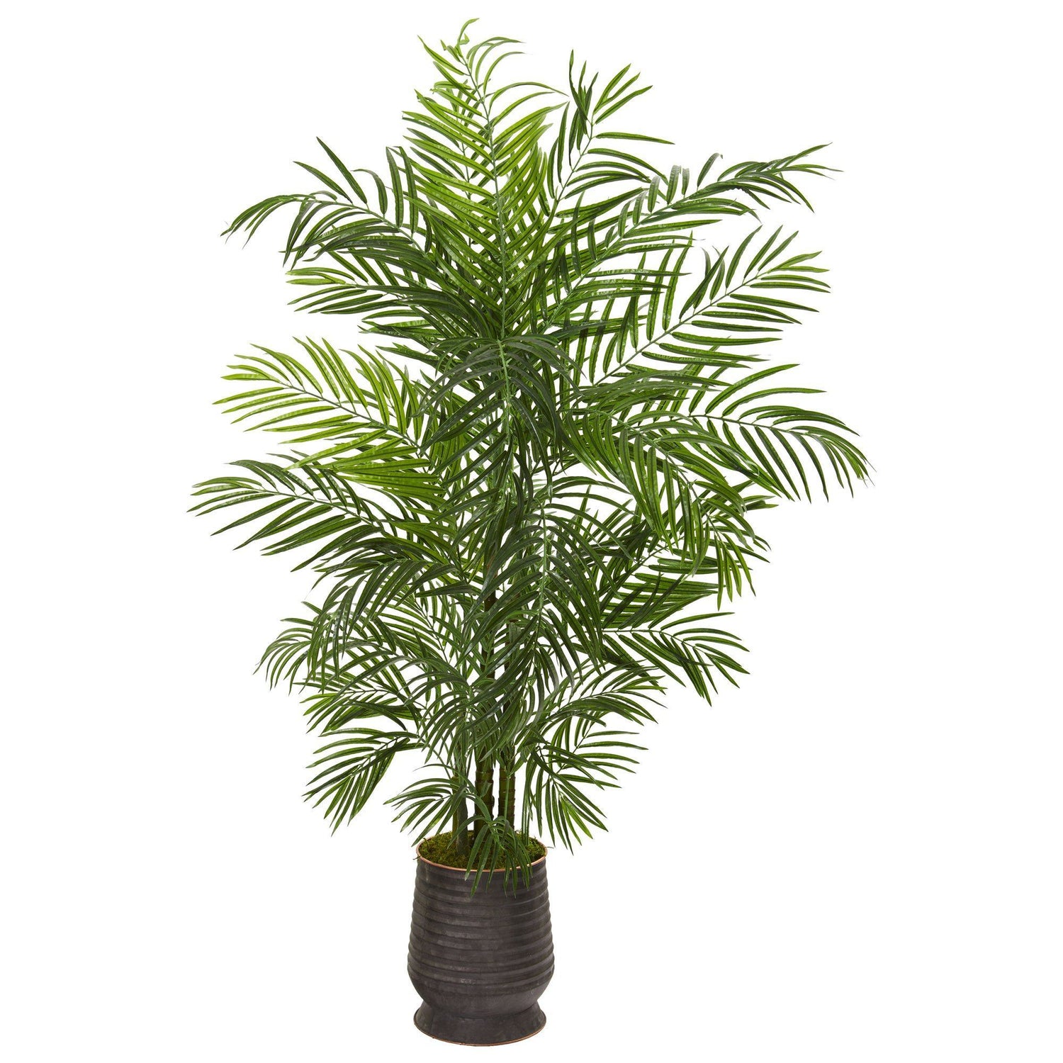 65” Areca Artificial Palm Tree in Decorative Planter(Indoor/Outdoor)