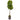 69” Fiddle Leaf Artificial Tree in Ribbed Metal Planter (Real Touch)