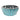 7.25” Teal Vase with Silver Burnishing
