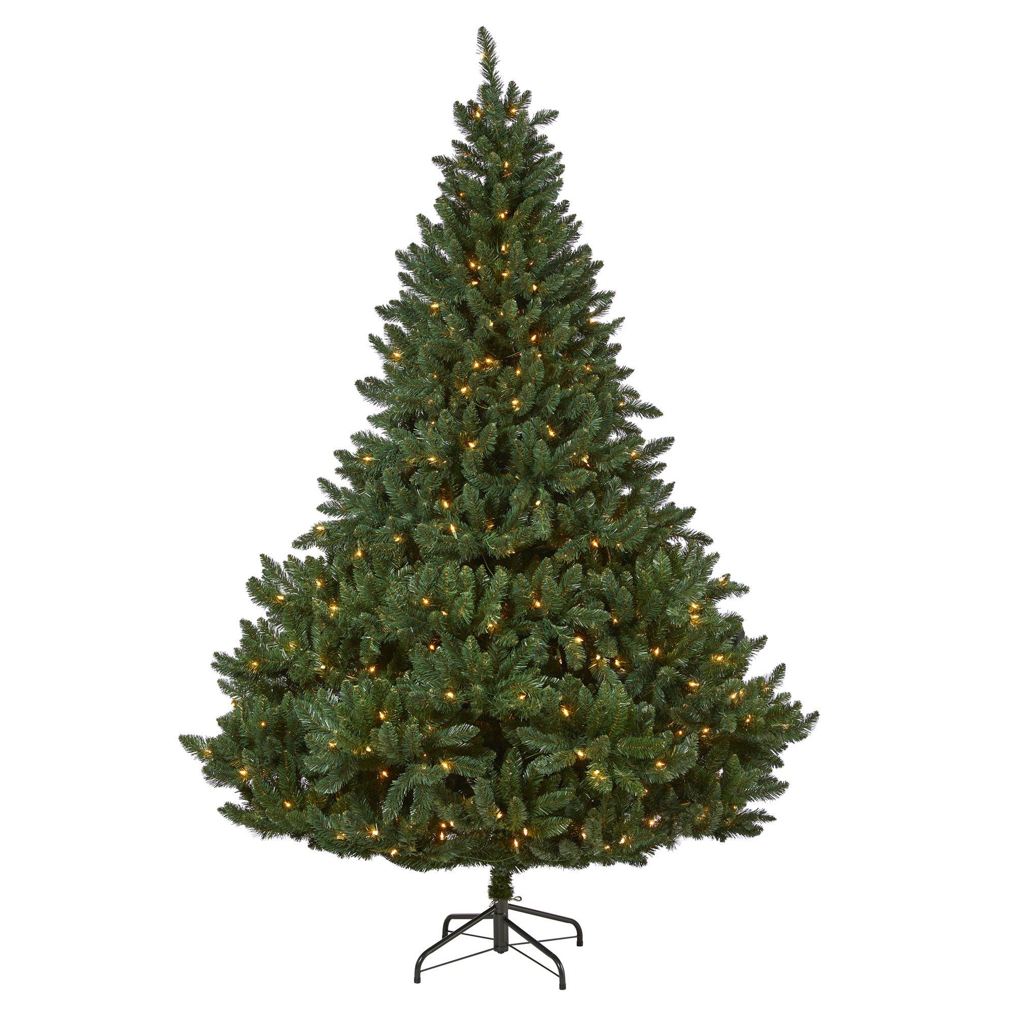 8' Northern Rocky Spruce Artificial Christmas Tree with 500 Clear