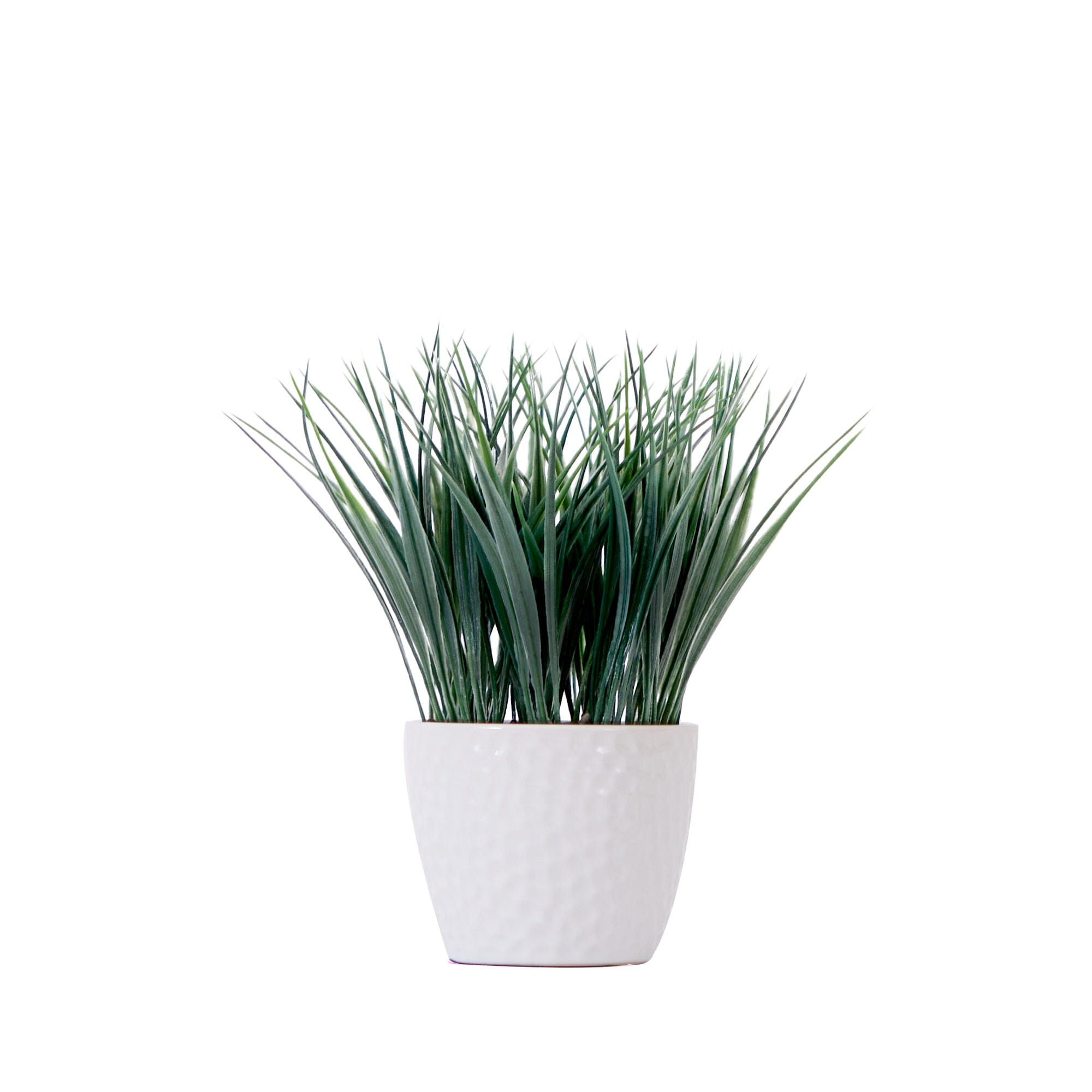 grass plant in pot Nearly Natural 9 in. Artificial Grass Plant with Decorative Planter