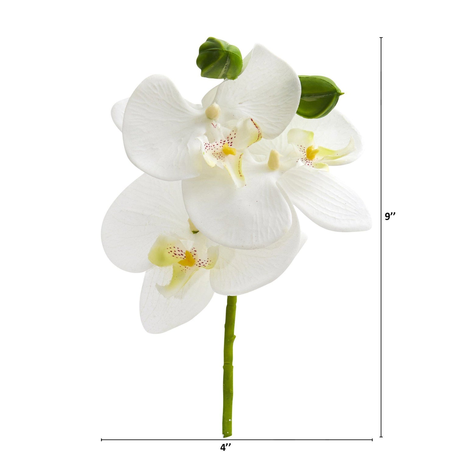 9” Phalaenopsis Orchid Artificial Flower Pick (Set of 12)