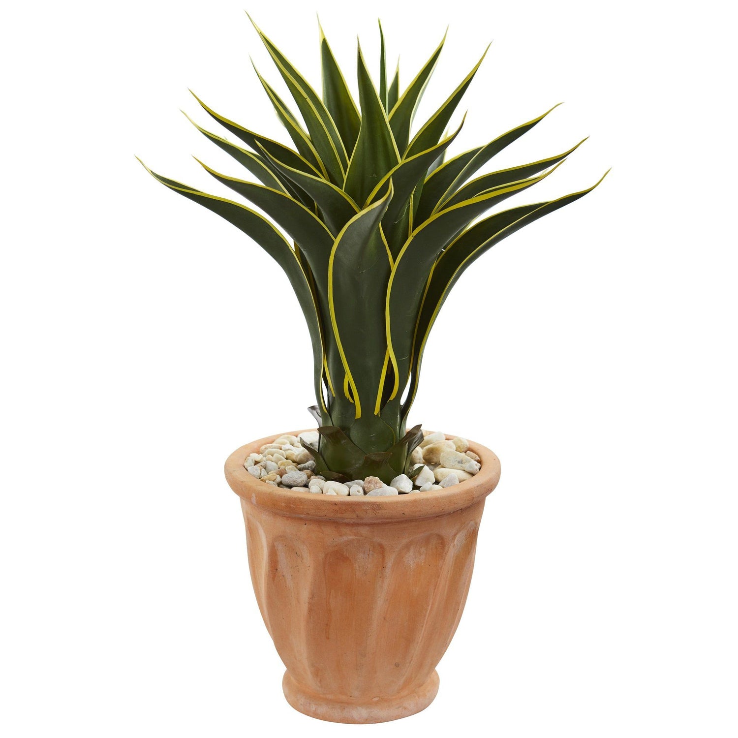 Agave Artificial Plant in Terra Cotta Planter