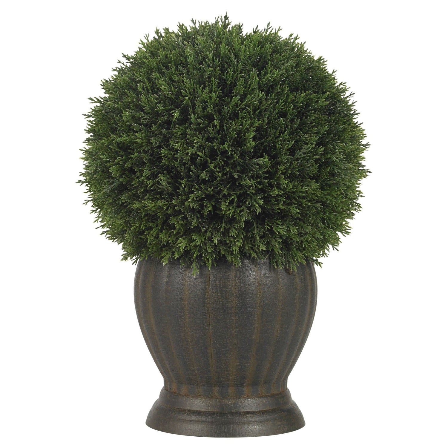 Cedar Ball Topiary Silk Plant