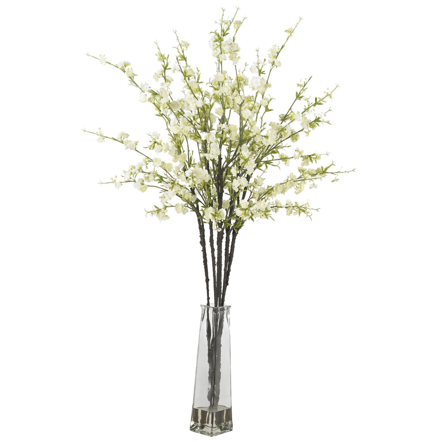 Cherry Blossoms w/Vase Silk Flower Arrangement