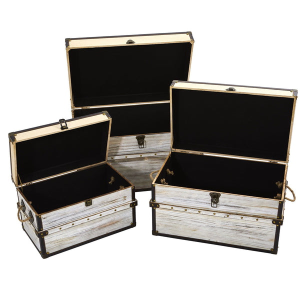 Classic Car Collection Trunk and Storage Boxes (Set of 3)
