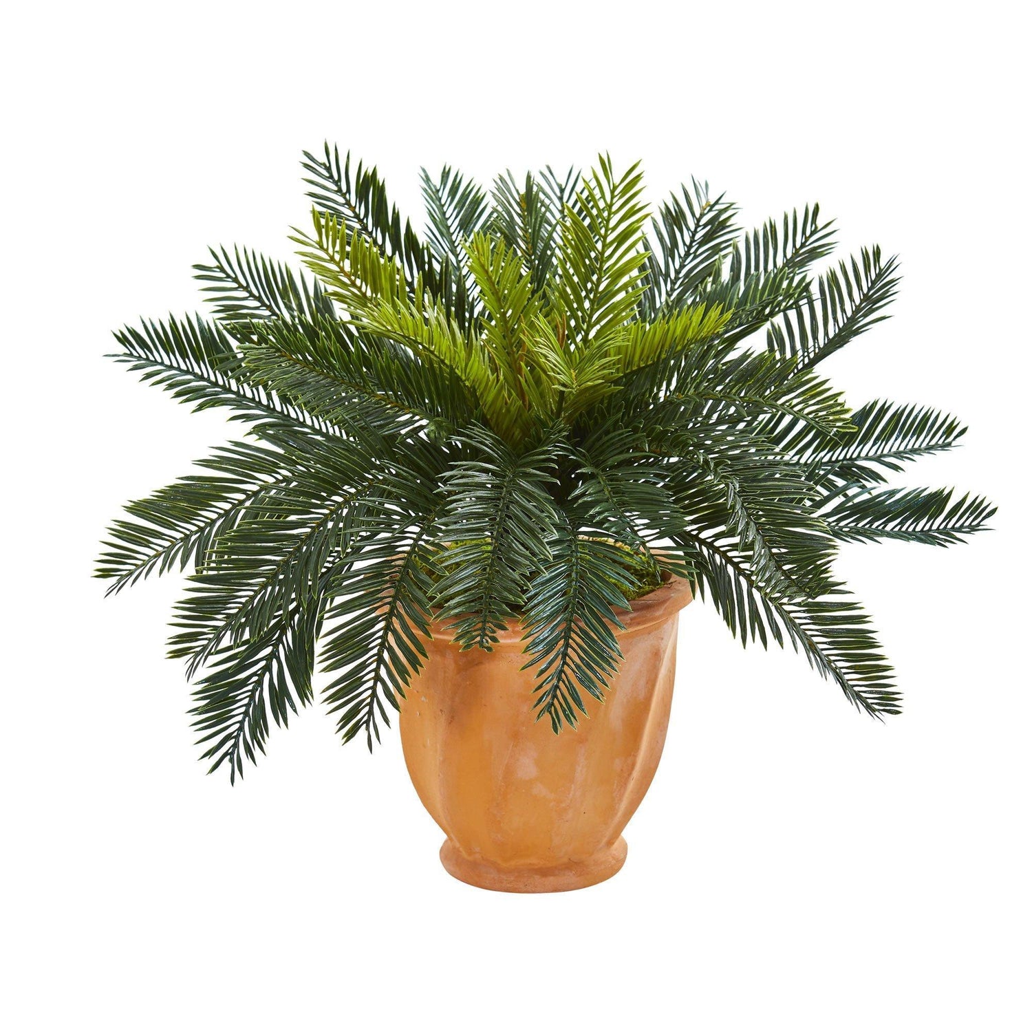 Cycas Artificial Plant in Terracotta Planter