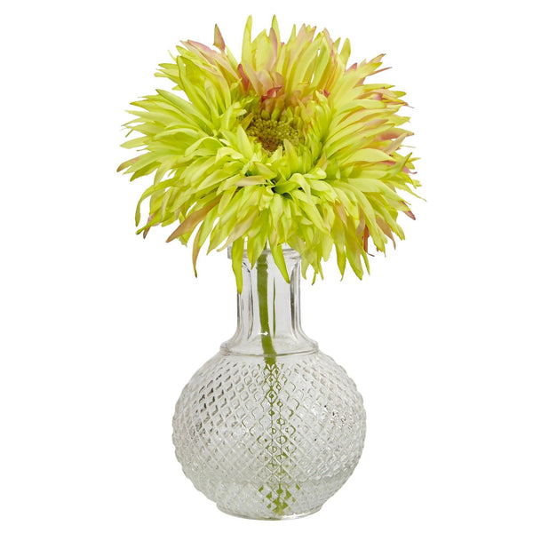 Daisy with Glass Vase (Set of 3)