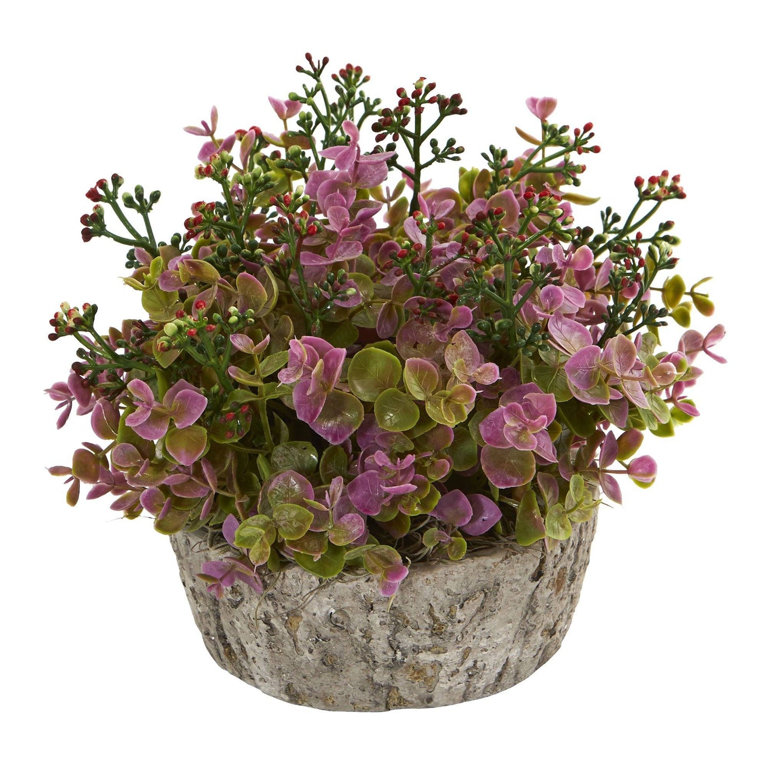 Eucalyptus Artificial Plant in Oak Planter