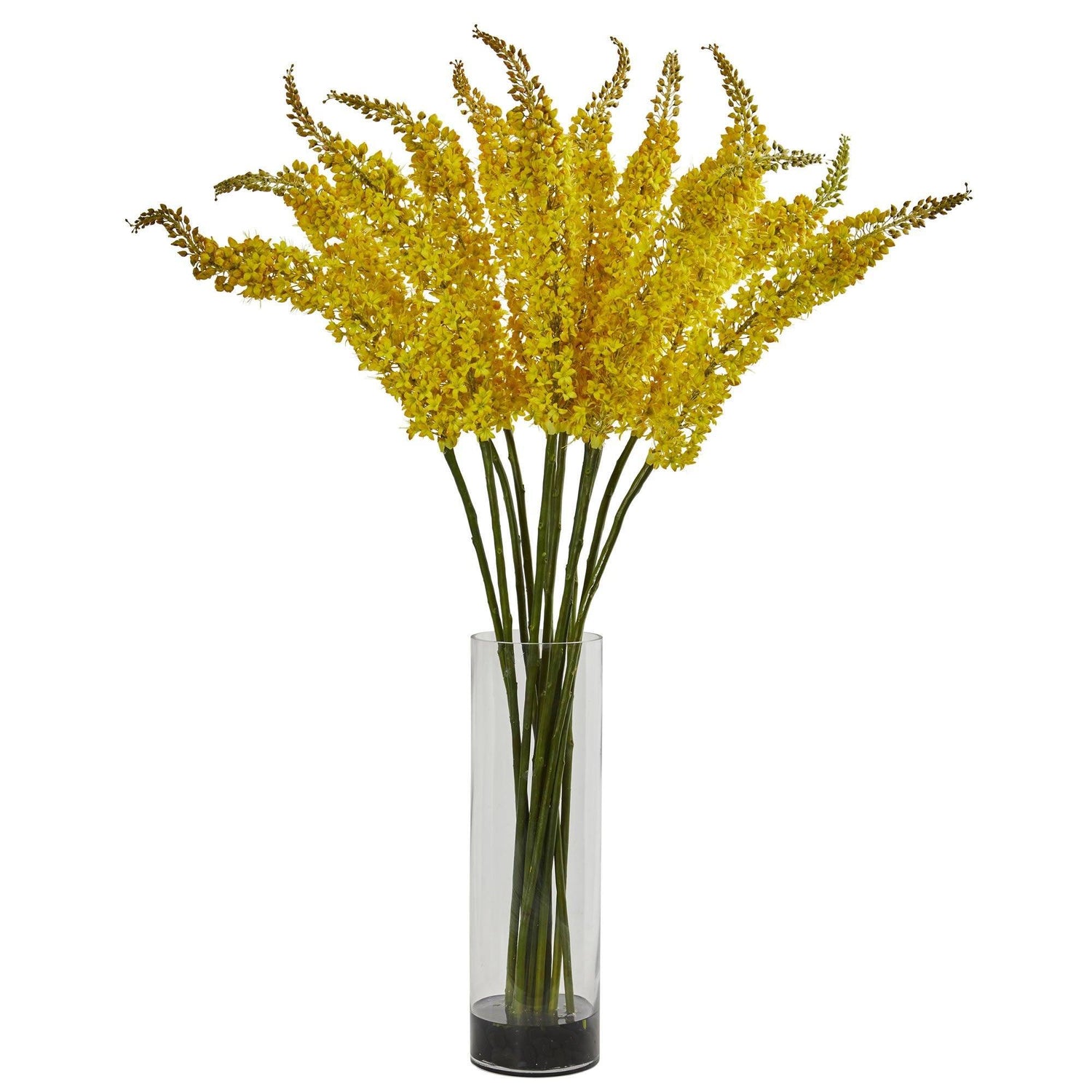 Fox Tail Artificial Arrangement in Glass Cylinder