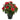 Hibiscus w/Black Hexagon Vase Silk Plant