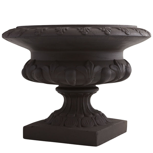 Iron Finished Decorative Urn (Indoor/Outdoor)