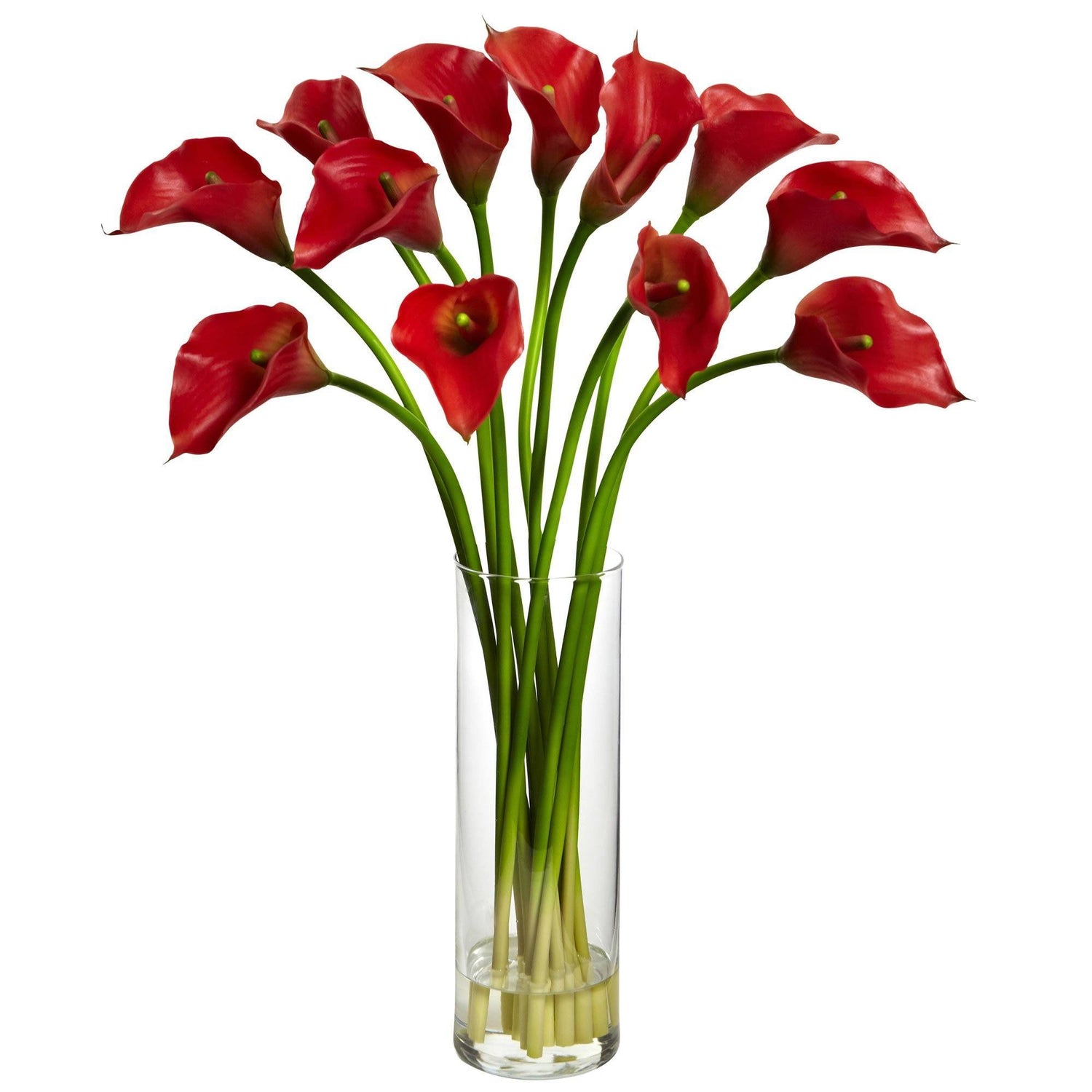 Mini Calla Lily Silk Flower Arrangement