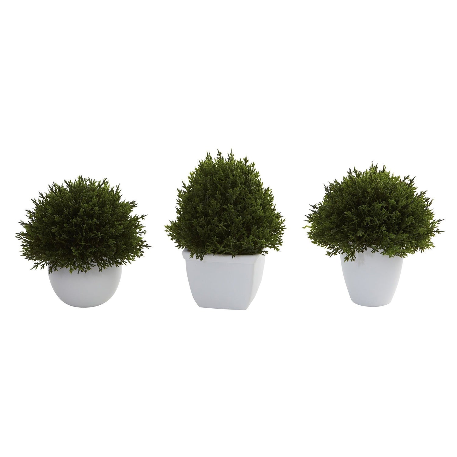Mixed Cedar Topiary Collection (Set of 3)