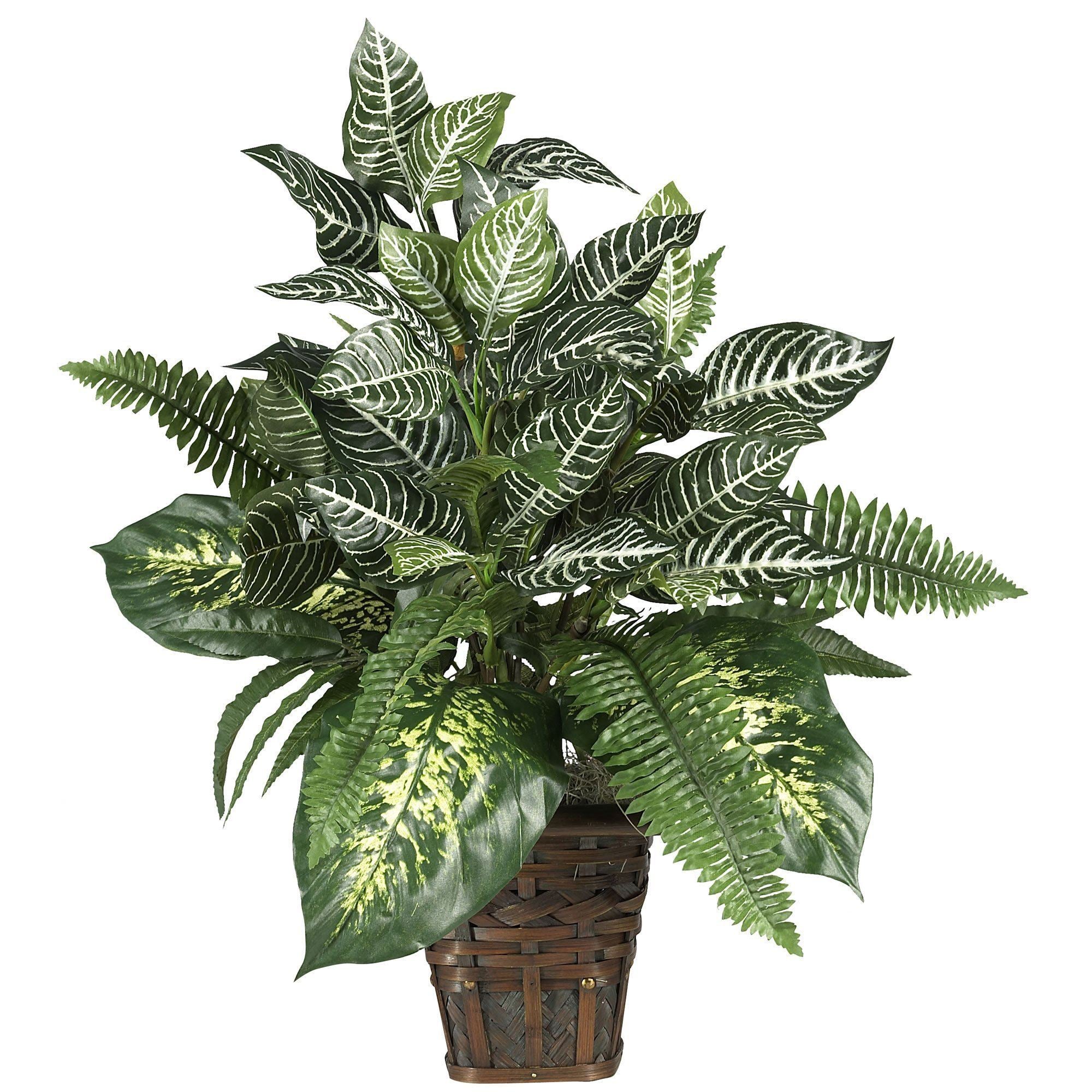 artificial-mixed-greens-zebra-