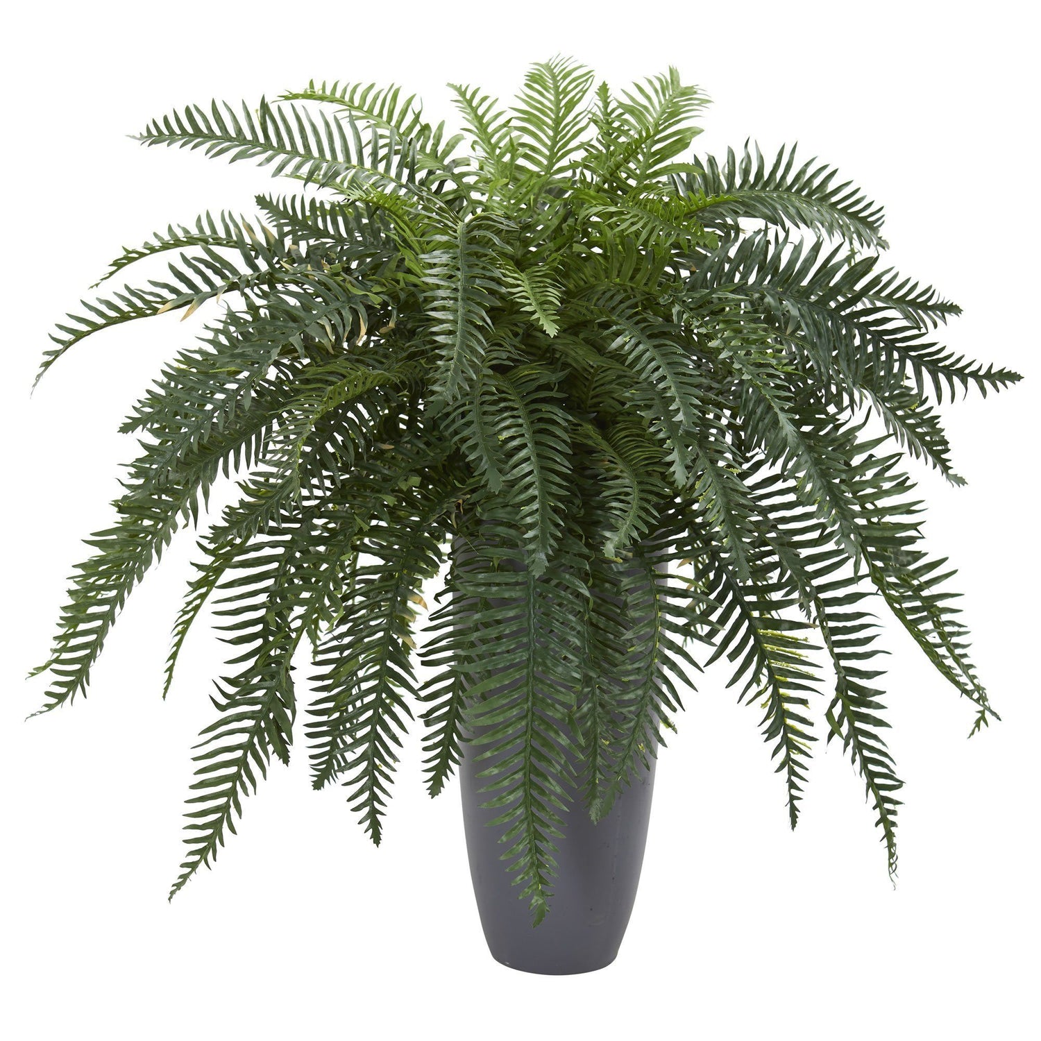 River Fern Artificial Plant in Cylinder Planter