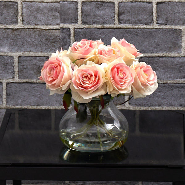 Rose Arrangement w/Vase