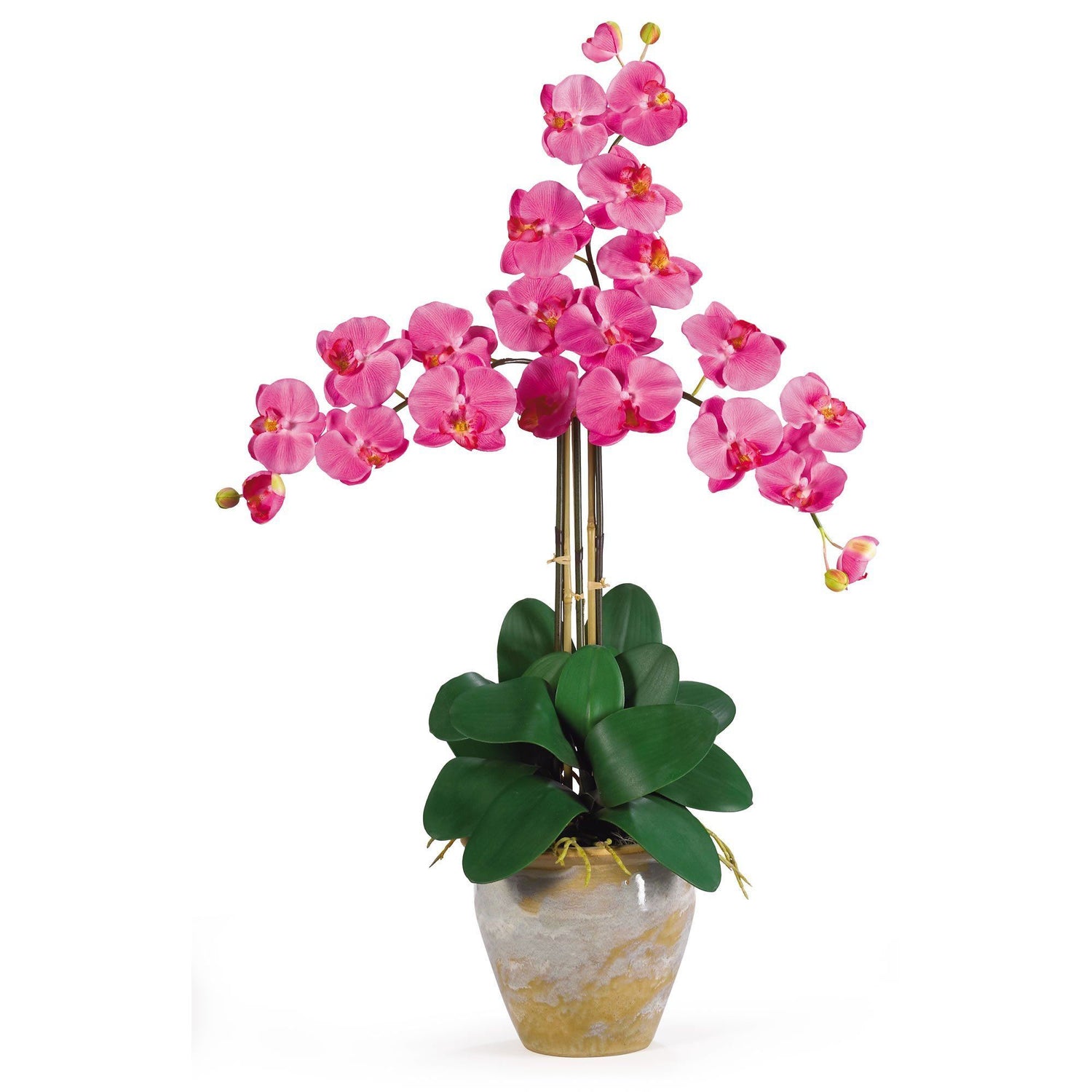 Triple Stem Phalaenopsis Silk Orchid Arrangement