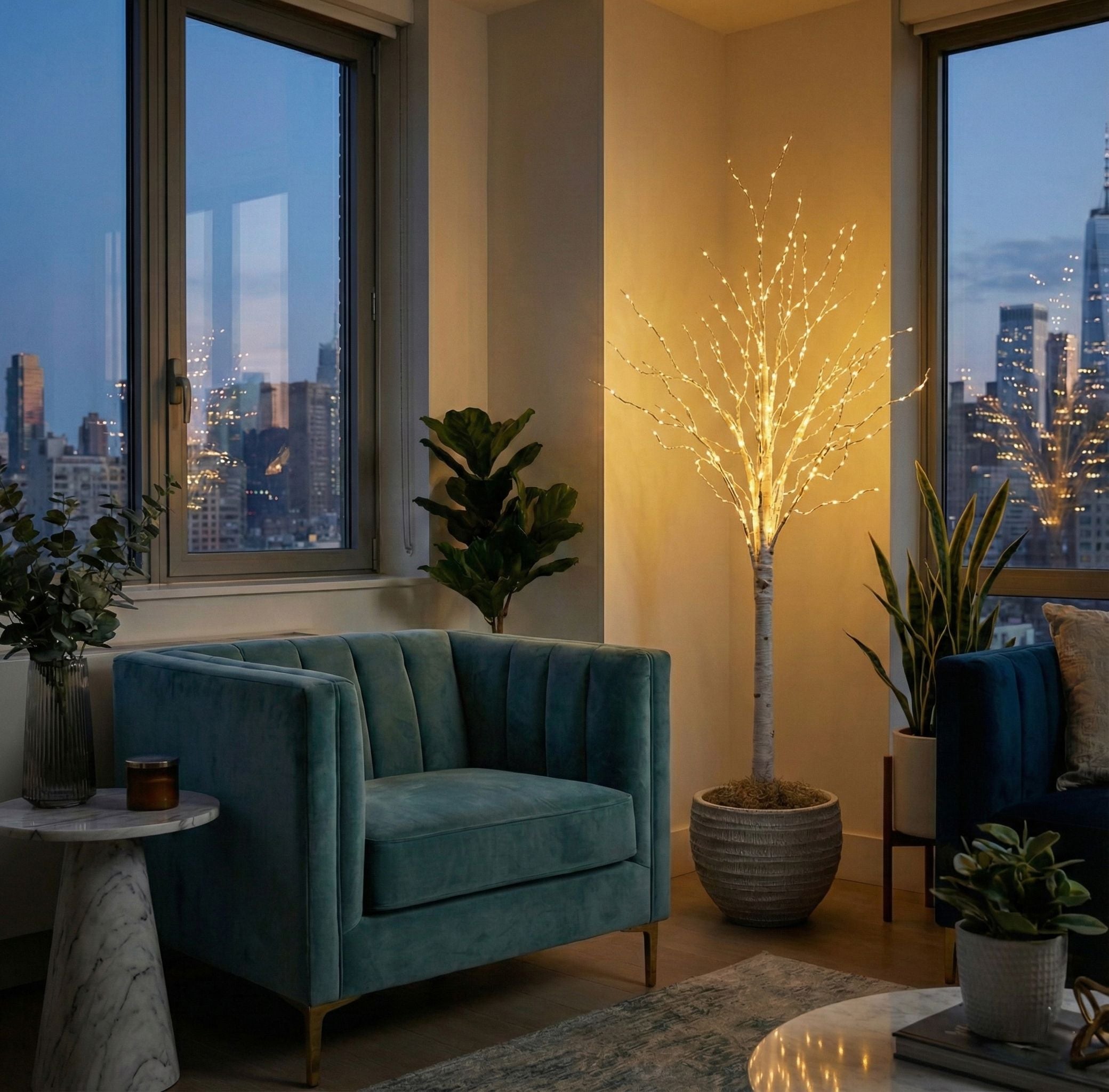 Small Apartment Faux Greenery | Nearly Natural