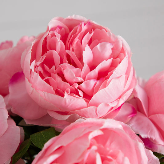 How to Add a Touch of Romance to Your Home with Pink Silk Peonies