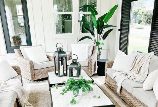 How to Build a Seasonal Rotation with Faux Plants for Every Room
