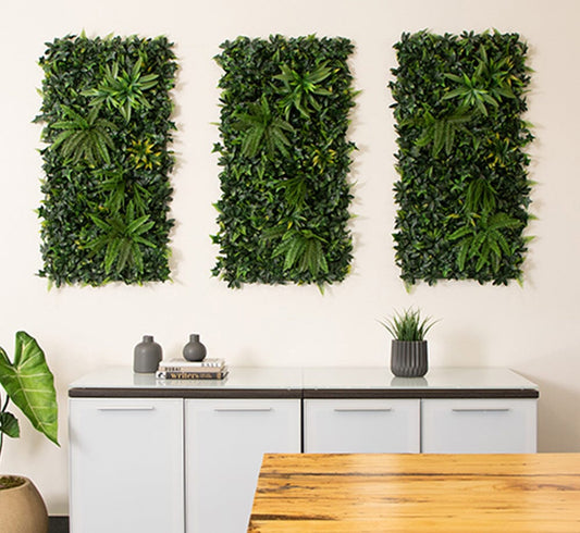 How to Style a Greenery Wall for a Summer Accent