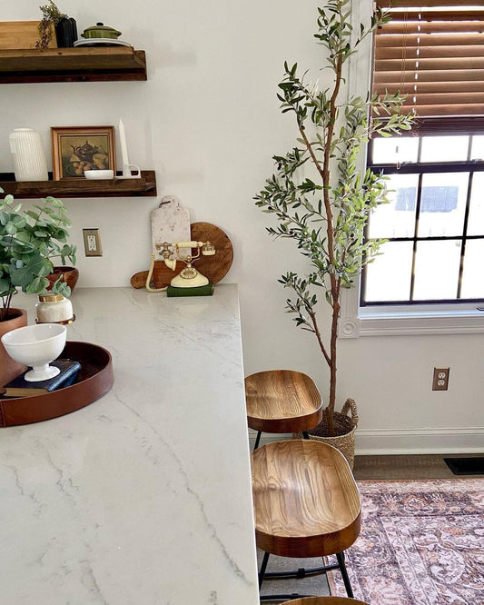 Outdoor Ambiance Indoors: Using Artificial Olive Trees to Create a Garden-Inspired Haven