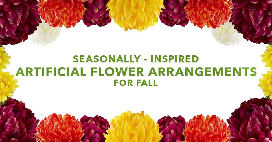 Seasonally-Inspired Artificial Flower Arrangements For Fall