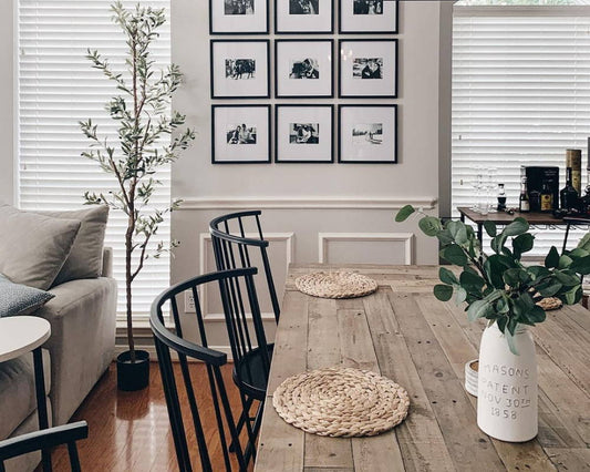 The 5 Best Farmhouse Dining Room Decor Tips with Artificial Plants