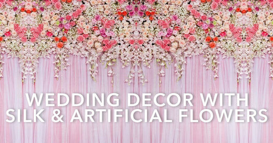 Wedding Decor With Silk & Artificial Flowers