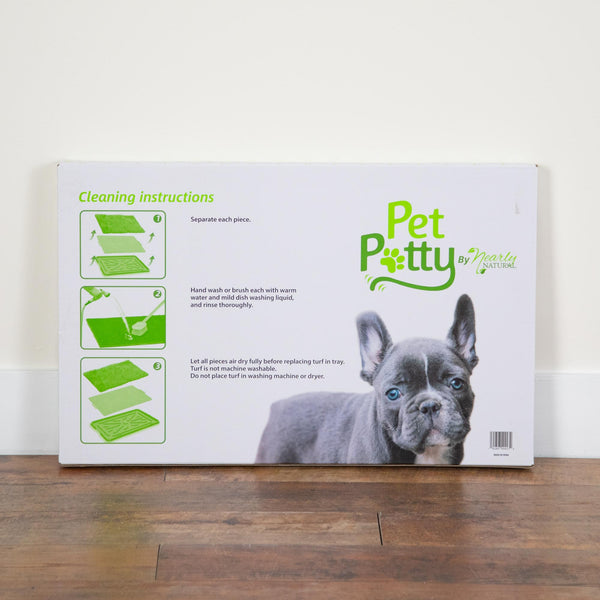 26.7" x 16.5" UV Resistant Artificial Pet Potty Grass Training Pad (Indoor/Outdoor)