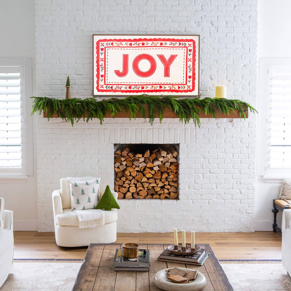 10' Artificial Real Touch Norfolk Island Pine Garland with Natural Look