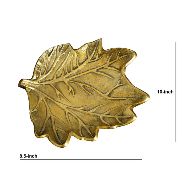 10" Gold Tree of Life Leaf Decorative Accent