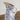 10.5” Floral Tuscan Ceramic Blue Scroll Pitcher Vase
