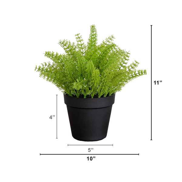 11” Artificial Mini Fern Plant