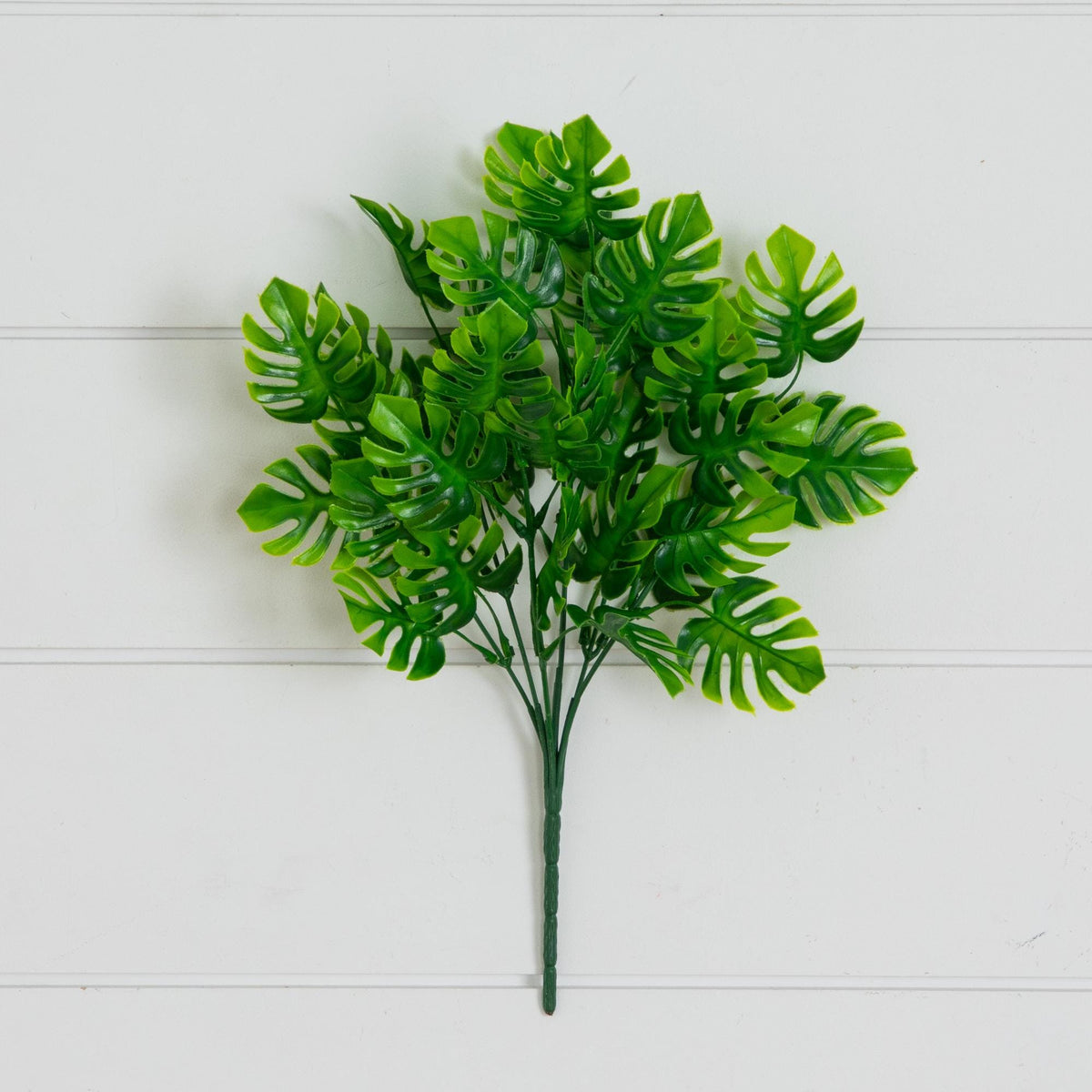 13” Artificial Mini Monstera Bush - Set of 6