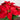 13" Artificial Poinsettia Arrangement in Red Wrapped Planter - Set of 2