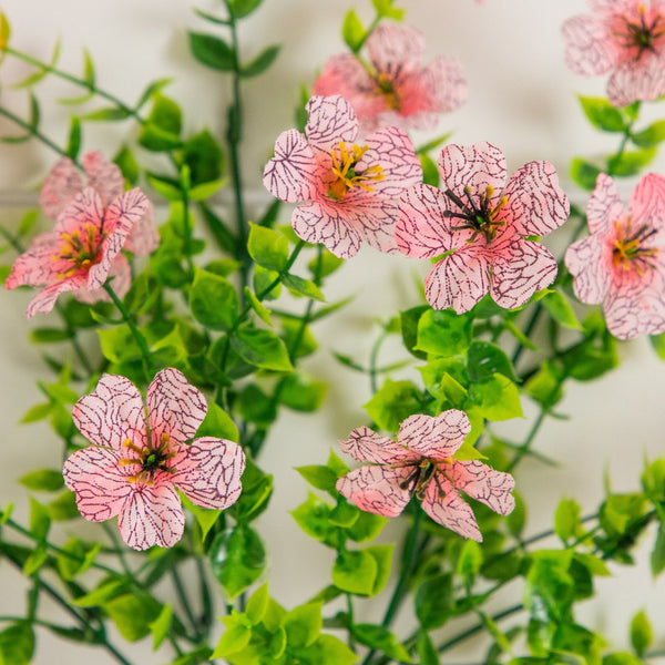 13” UV Resistant Artificial Daisy Bush (Indoor/Outdoor) - Set of 12