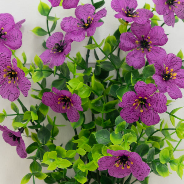 13” UV Resistant Artificial Daisy Bush (Indoor/Outdoor) - Set of 12