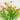 13" UV Resistant Artificial Flowering Mini Rose Bush (Indoor/Outdoor) - Set of 12