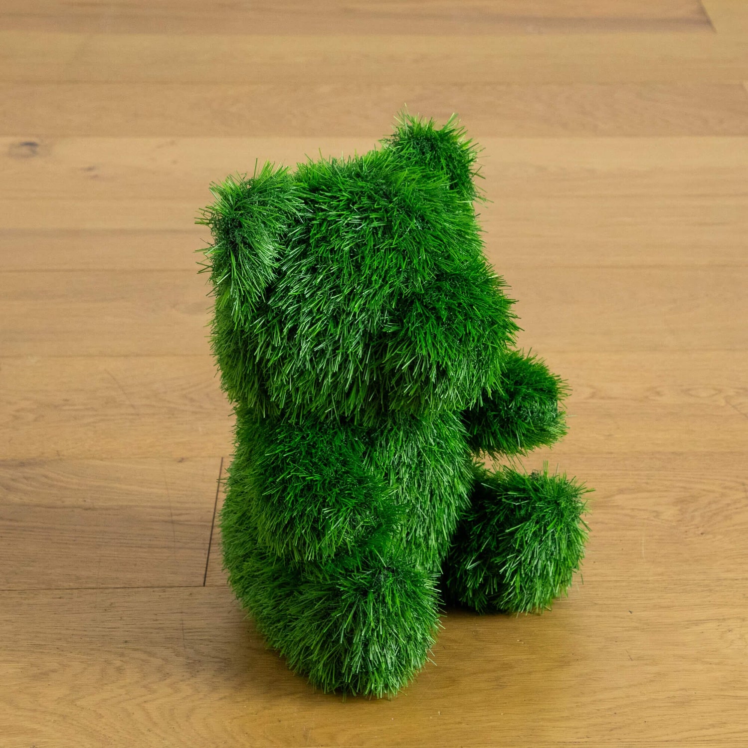 14" UV Resistant Artificial Grass Garden Plush Topiary Bear (Indoor/Outdoor)