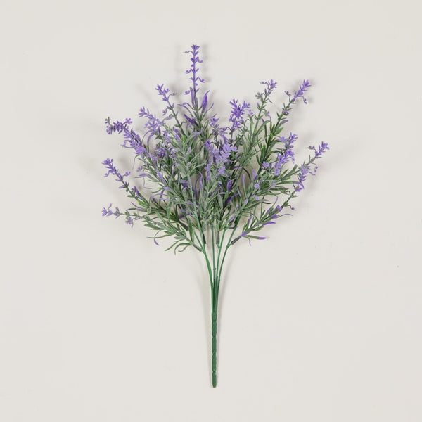14” UV Resistant Artificial Lavender Bush (Indoor/Outdoor) - Set of 6