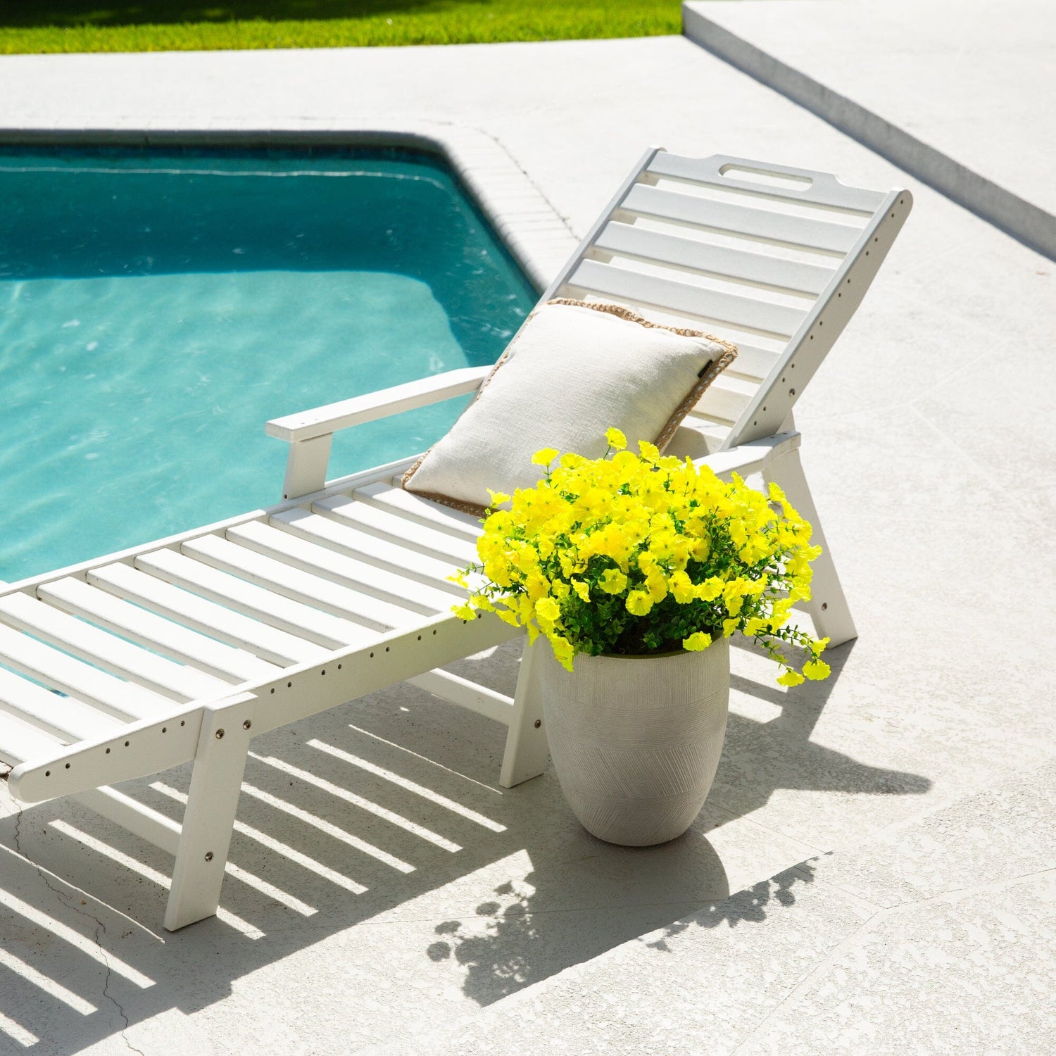 14" UV Resistant Artificial Morning Glory Bush (Indoor/Outdoor) - Set of 12